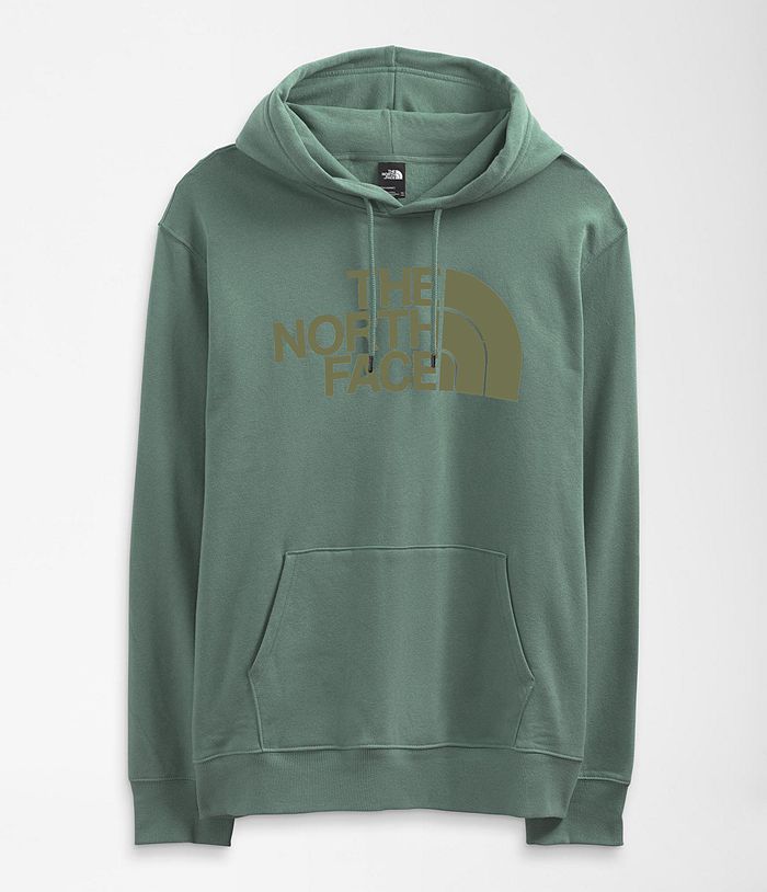 The North Face Mens Hoodie B Half Dome Pullover 751DIAVNH - Green